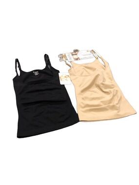 MEMOI braless shapewear cami top lot of 2 size  M